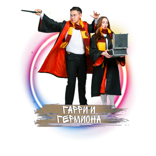 Аниматоры Гарри Поттер и Гермиона