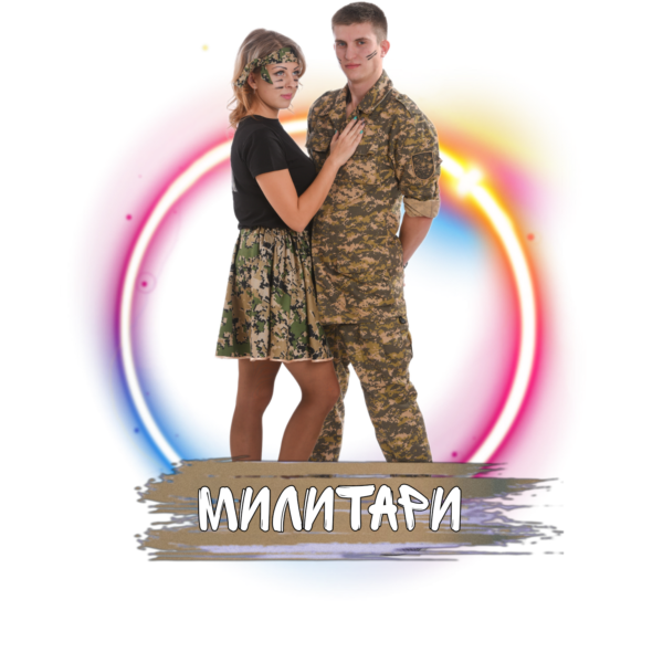 Ведущие программы Милитари в камуфляжных костюмах